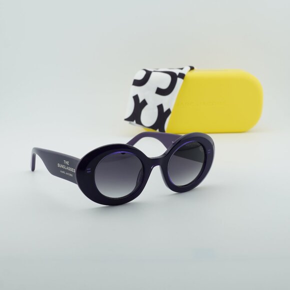 Marc Jacobs MARC 799/S 0RY8 9O Oval Sunglasses - Violet/Liliak/Grey main image 9